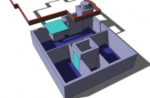 Concept link between basement and house above