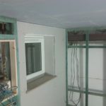 Insulation behind dry lining