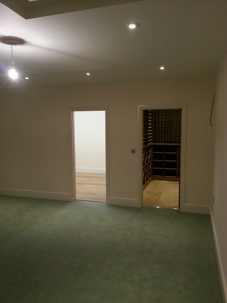 Basement that includes cinema, games room and wine cellar