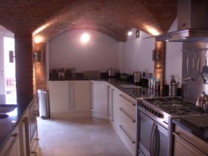 Large kitchen and entertaining space created