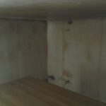 Walls and ceiling plastered