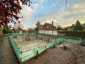 Ring beam & underpin basement