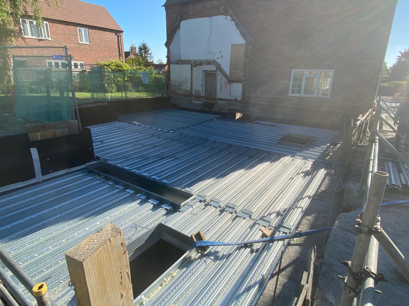 Ground floor deck