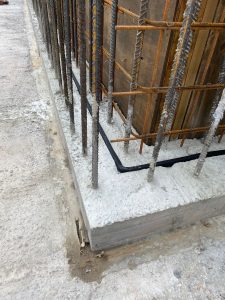 Upper slab waterbar