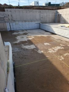 CDM and perimeter channel to pool area