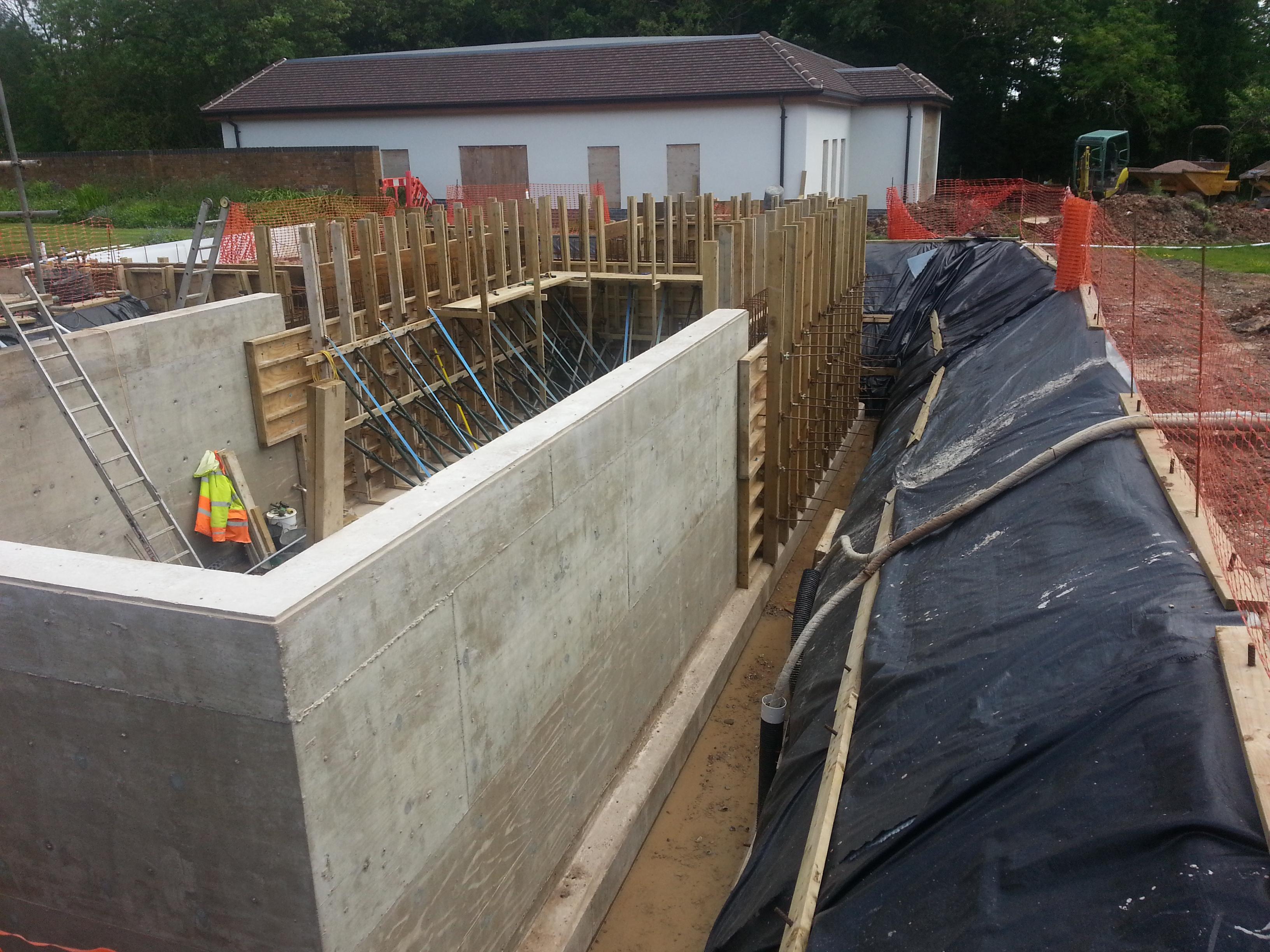 New build basements with concrete guarantees